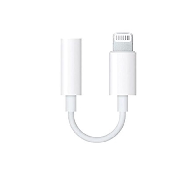 Apple lightning jack adapter • white - Picture 1 of 1